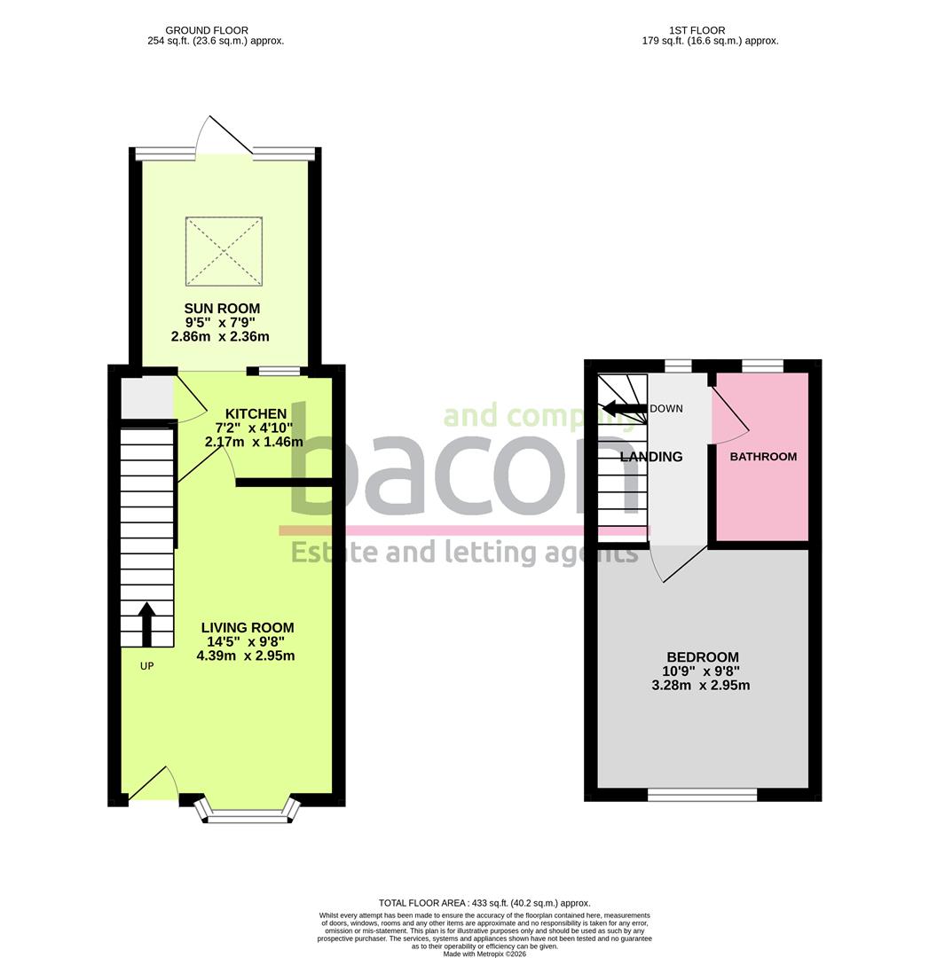 Floor Plan | House - Terraced | Park Road, Worthing, BN11 | For Sale